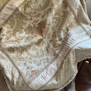 Lovely designer throw with tassels